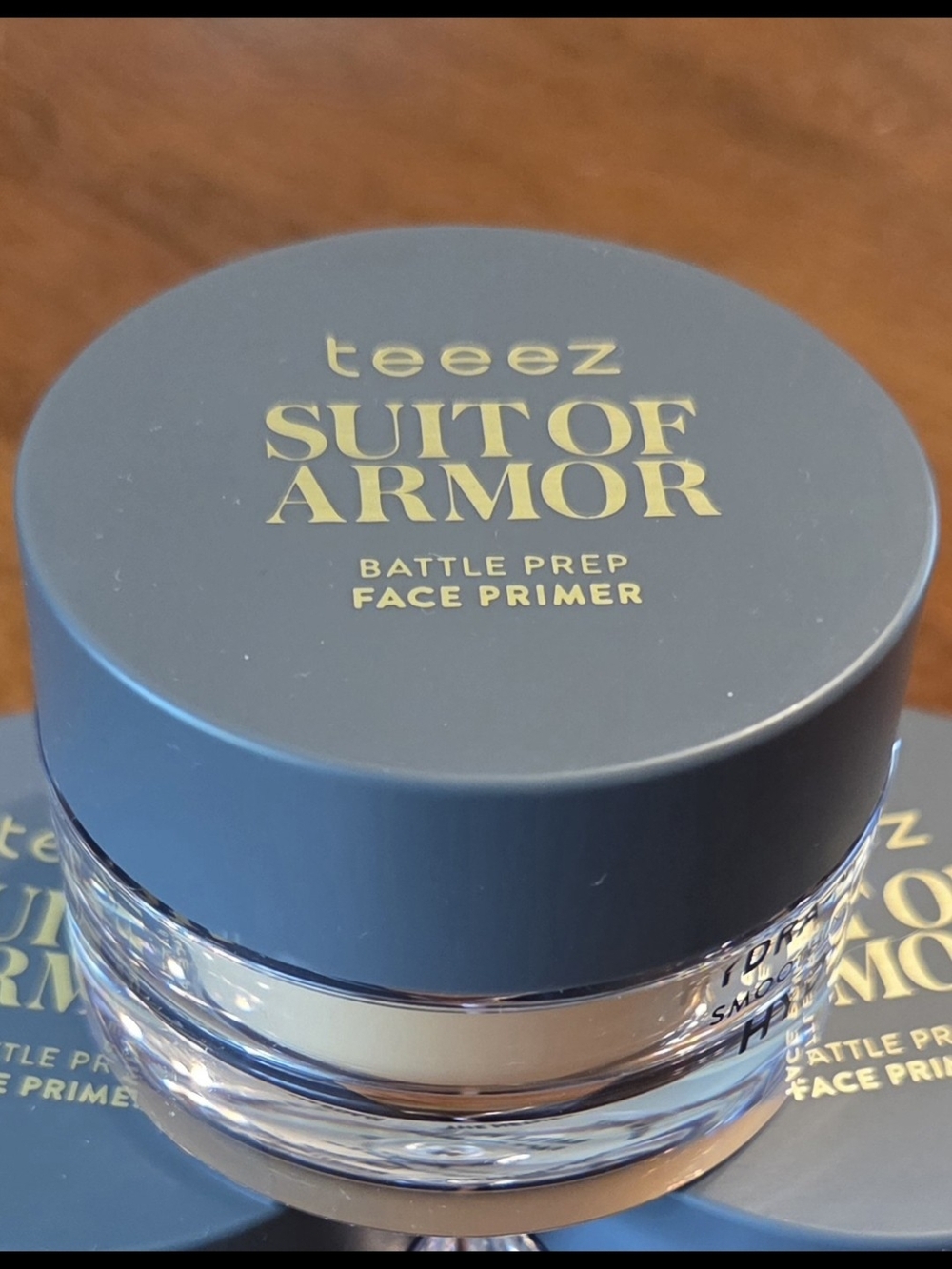 Suit of Armor Battle Prep Face Primer – Blue Jar